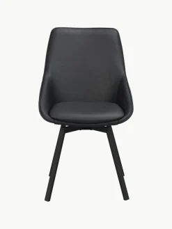 Sillas giratorias de cuero Alison, 2 uds.