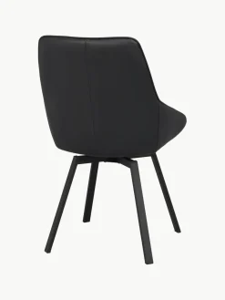 Sillas giratorias de cuero Alison, 2 uds.