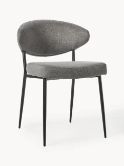 Sillas tapizadas Adele, 2 uds.