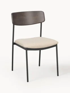 Sillas tapizadas de madera de roble Maymont, 2 uds.