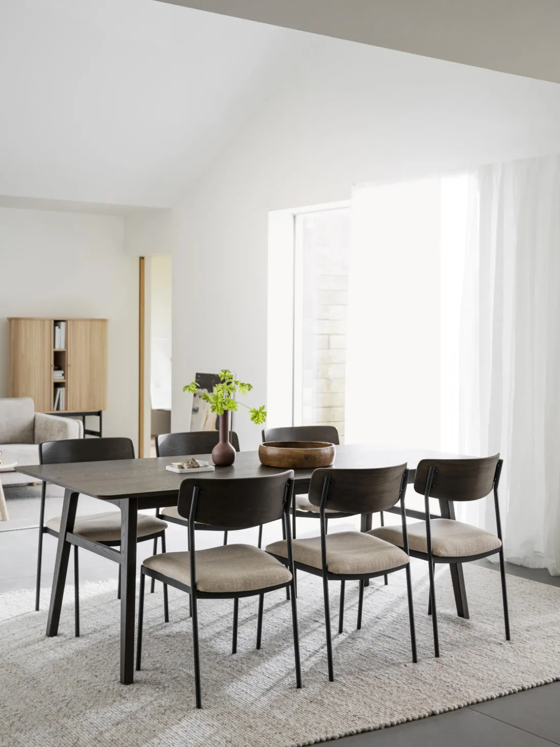 Sillas tapizadas de madera de roble Maymont, 2 uds.