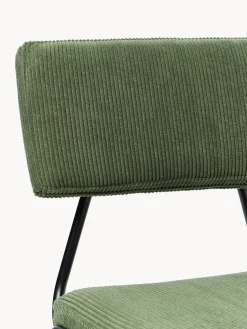 Sillas tapizadas de pana Mats, 2 uds.