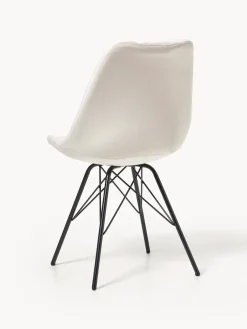 Sillas tapizadas de terciopelo Eris, 2 uds.