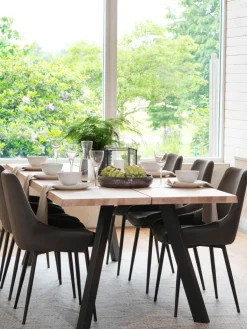 Sillas tapizadas en cuero sintético Sierra, 2 uds.