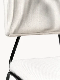 Sillas tapizadas en pana Mats, 2 uds.