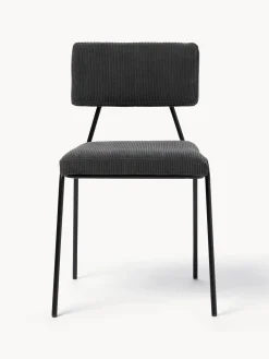 Sillas tapizadas en pana Mats, 2 uds.