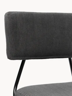 Sillas tapizadas en pana Mats, 2 uds.