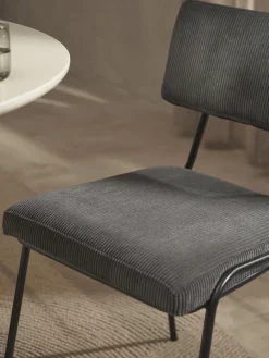 Sillas tapizadas en pana Mats, 2 uds.