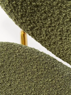 Sillas tapizadas en tejido bouclé Ulrica, 2 uds.