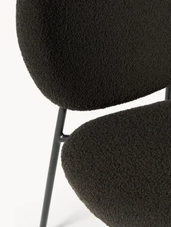 Sillas tapizadas en tejido bouclé Ulrica, 2 uds.