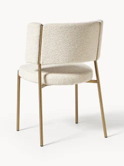 Sillas tapizadas en tejido bouclé Samantha, 2 uds.