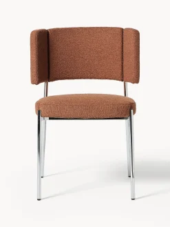 Sillas tapizadas en tejido bouclé Samantha, 2 uds.