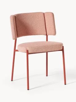 Sillas tapizadas en tejido bouclé Samantha, 2 uds.