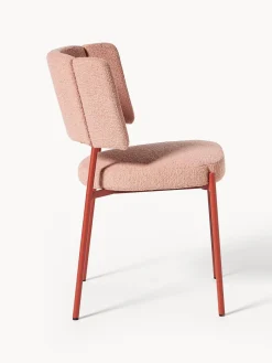 Sillas tapizadas en tejido bouclé Samantha, 2 uds.