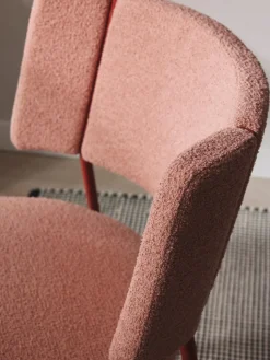 Sillas tapizadas en tejido bouclé Samantha, 2 uds.