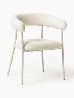 Sillas tapizadas en tejido bouclé Thiago, 2 uds.