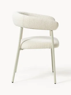 Sillas tapizadas en tejido bouclé Thiago, 2 uds.