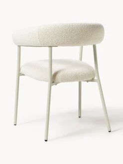 Sillas tapizadas en tejido bouclé Thiago, 2 uds.