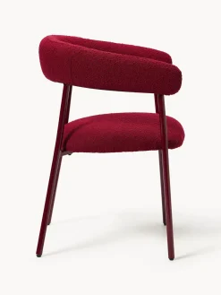 Sillas tapizadas en tejido bouclé Thiago, 2 uds.