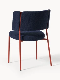 Sillas tapizadas en tejido bouclé Samantha, 2 uds.