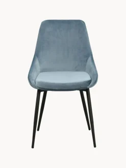 Sillas tapizadas en terciopelo Sierra, 2 uds.