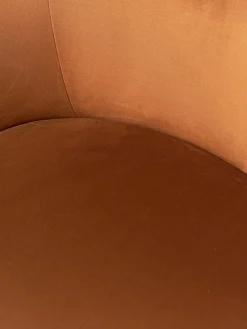 Sillas tapizadas en terciopelo Luisa, 2 uds.