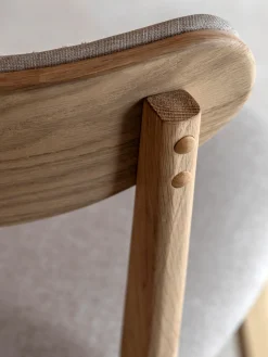 Sillas tapizadas Hatfield, 2 uds.