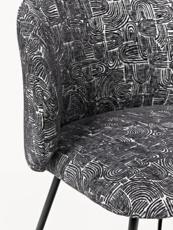 Sillas tapizadas Luisa, 2 uds.