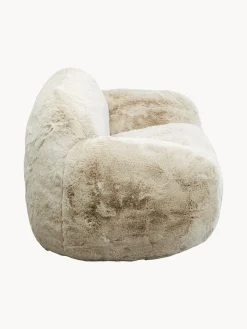 Sillón artesanal de piel sintética Mika