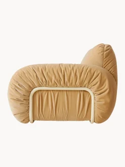 Sillón artesanal de terciopelo Arc