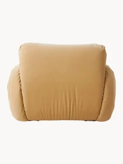 Sillón artesanal de terciopelo Arc