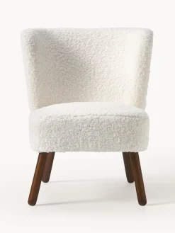 Sillón cóctel de borreguillo Robine