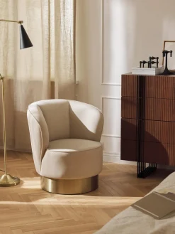 Sillón cóctel de terciopelo Olivia