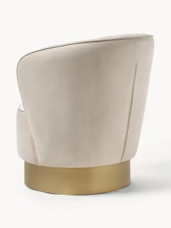 Sillón cóctel de terciopelo Olivia