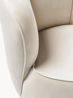 Sillón cóctel de terciopelo Olivia