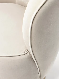 Sillón cóctel de terciopelo Olivia