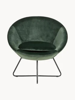 Sillón cóctel de terciopelo Center