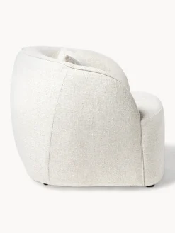 Sillón cóctel en tejido bouclé Elodie
