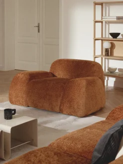 Sillón de borreguillo bouclé Wolke