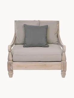 Sillón de exterior de madera maciza Bali