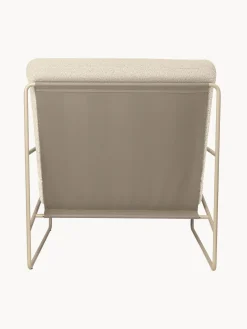 Sillón de jardín en tejido bouclé Desert