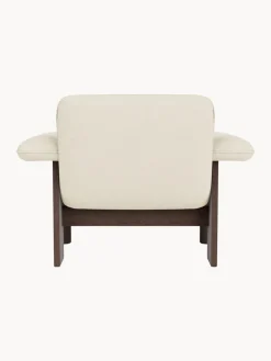 Sillón de lana y madera de roble Brasilia