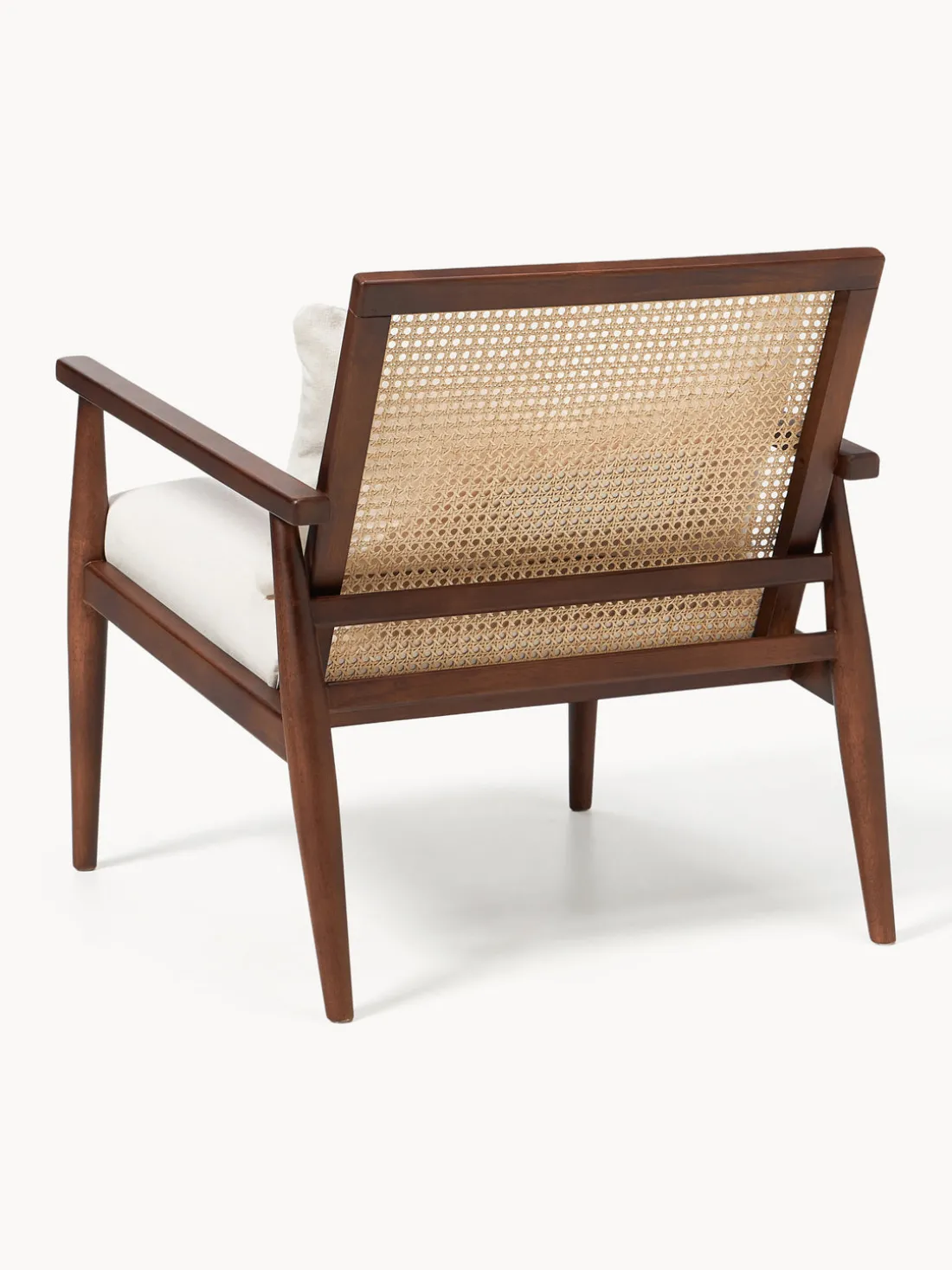 Sillón de madera de caucho Manuell