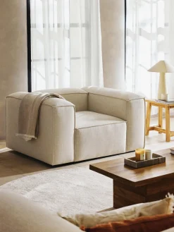 Sillón de mezcla de lino Lennon