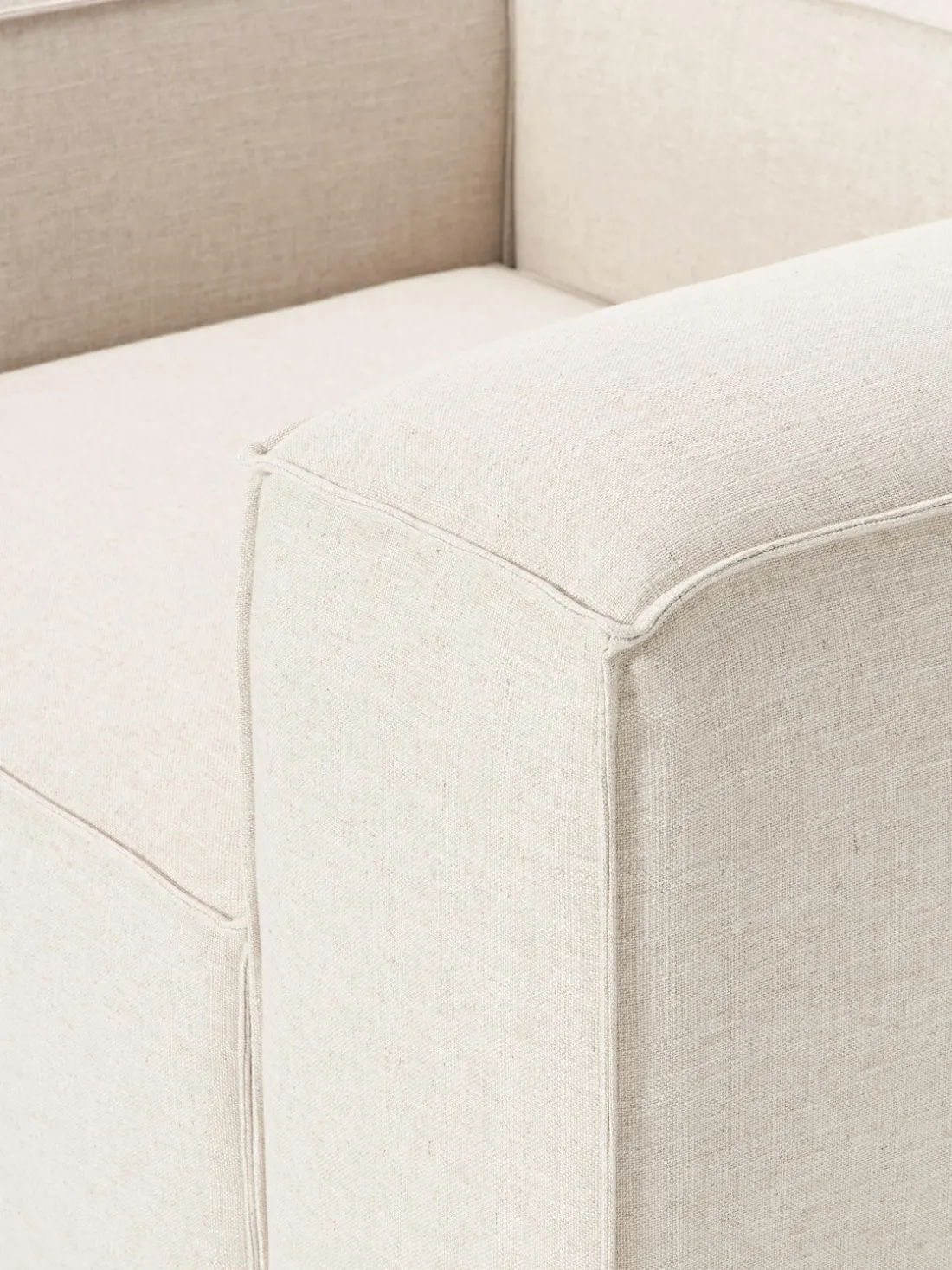 Sillón de mezcla de lino Lennon