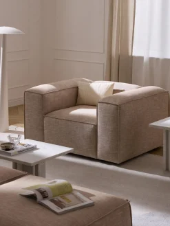 Sillón de mezcla de lino Lennon