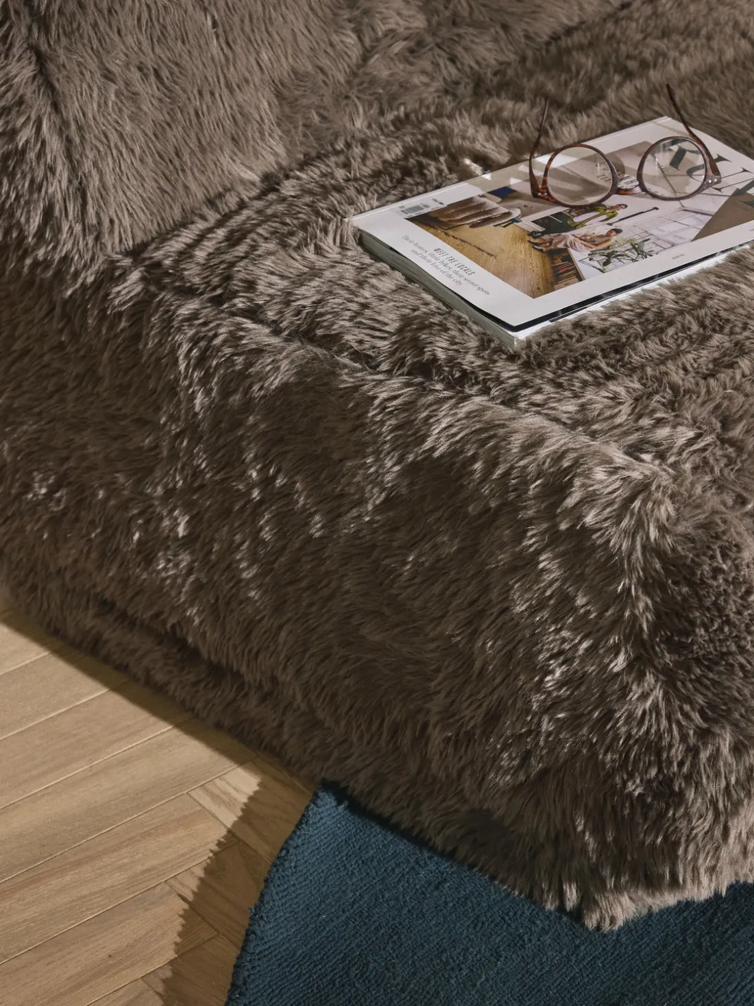 Sillón de piel sintética Emie