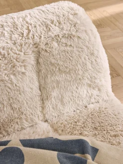 Sillón de piel sintética Emie