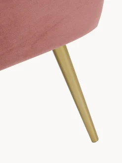 Sillón de terciopelo diseño retro Sandwich