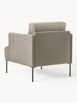 Sillón de terciopelo Fluente